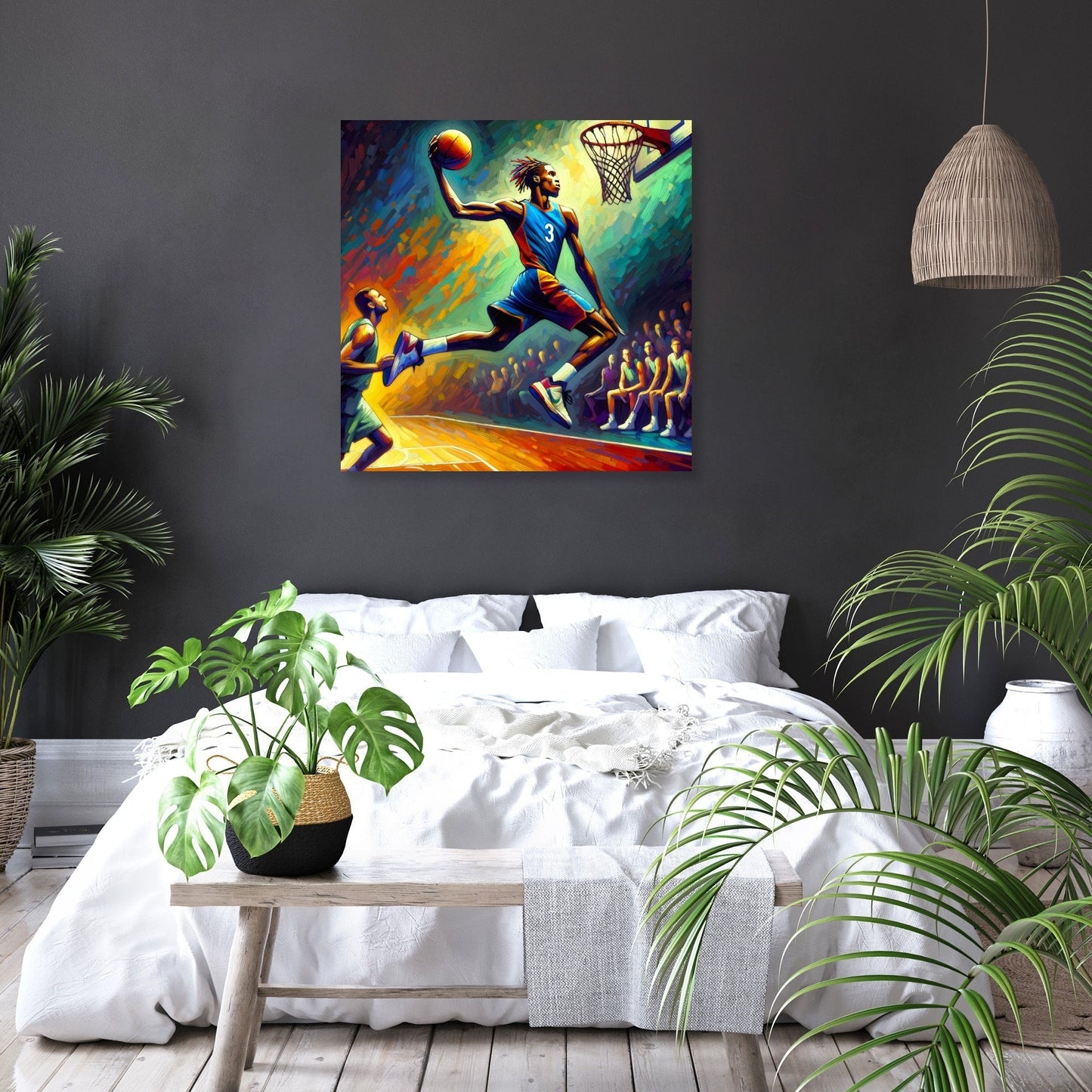 Sky-High Dunk Canvas