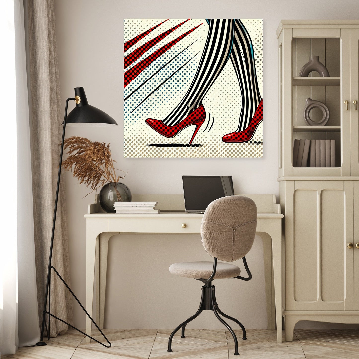 Striped Tights Canvas