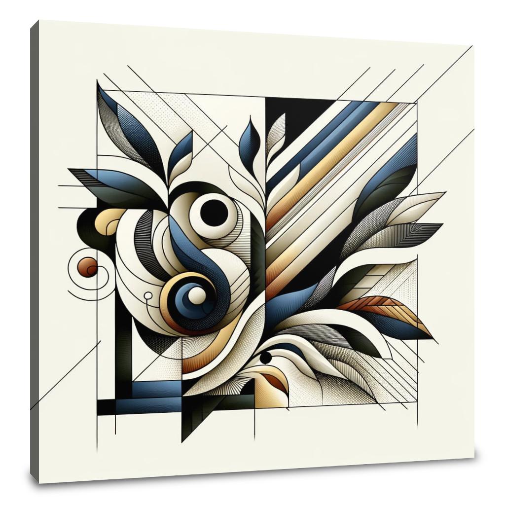 Organic Geometry Canvas