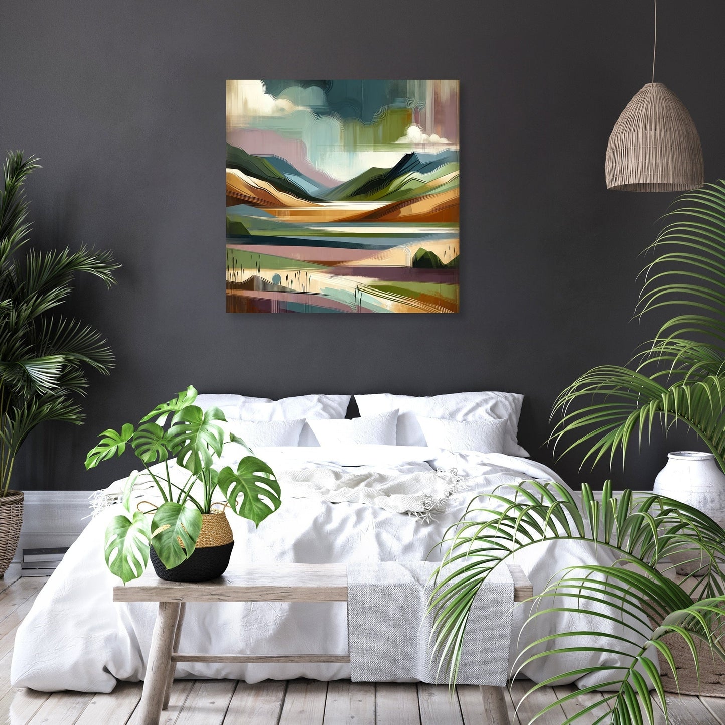 Dundee Highland Abstract Canvas