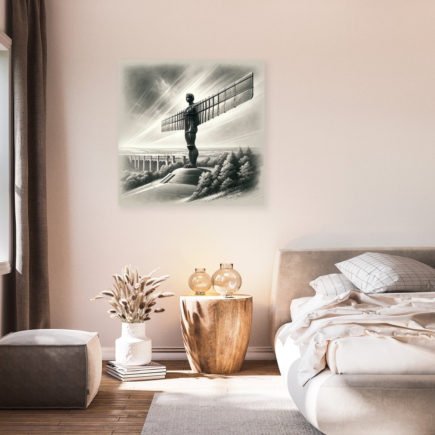 Newcastle Angel of the North Classic Vision Canvas