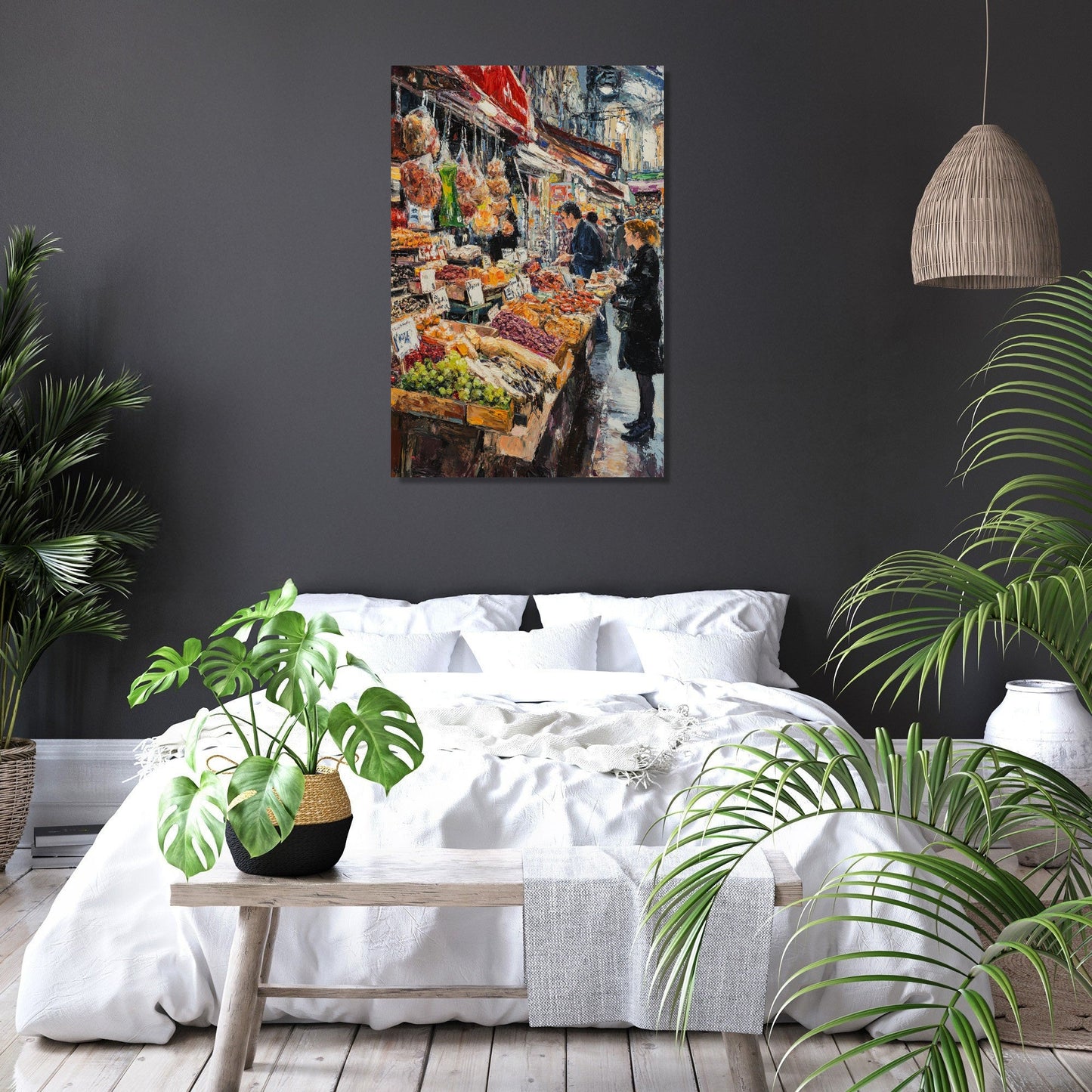 Victor Hugo Market Canvas