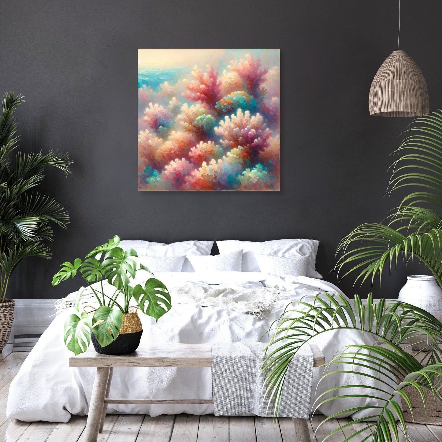 Pastel Reef Canvas