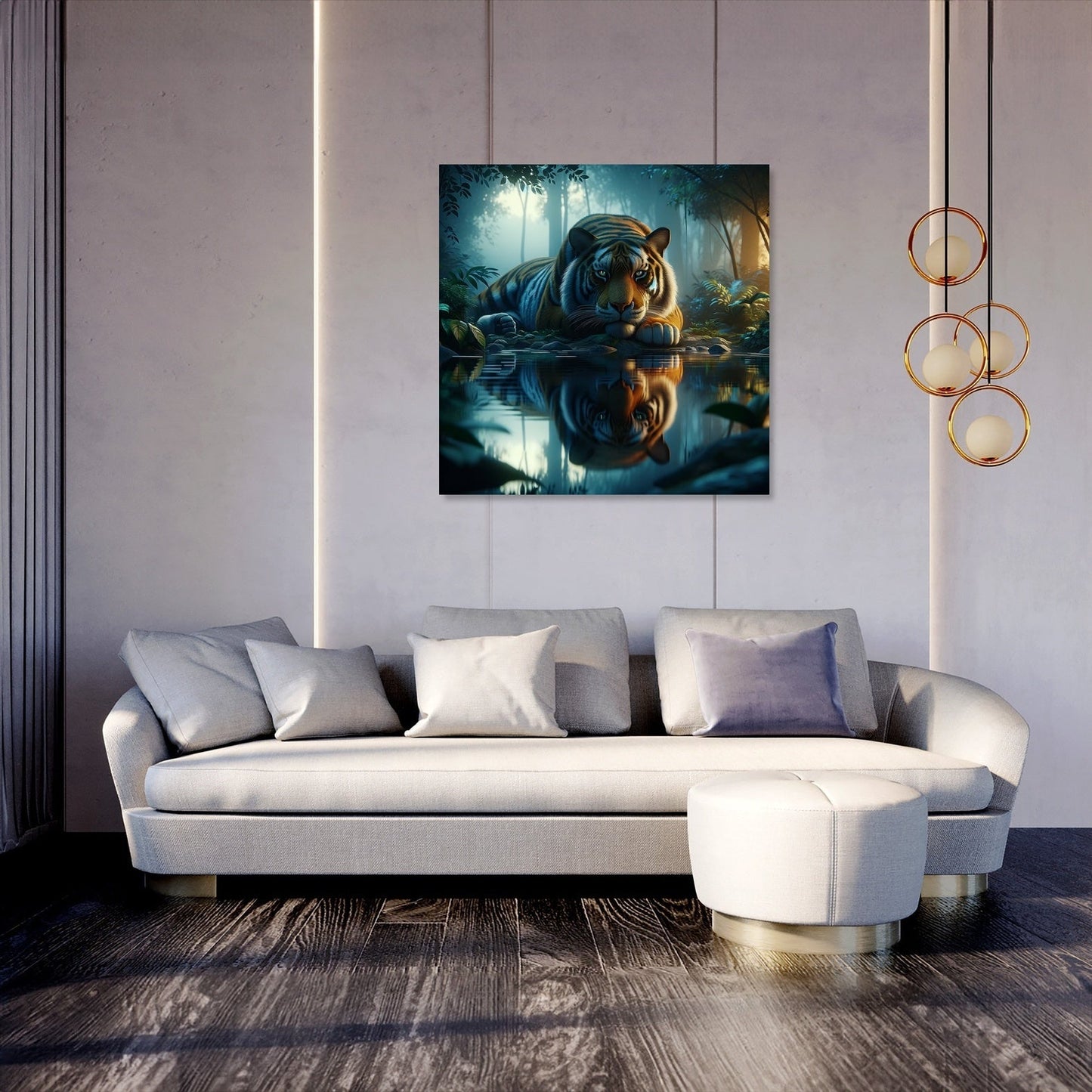 Twilight Tiger Canvas
