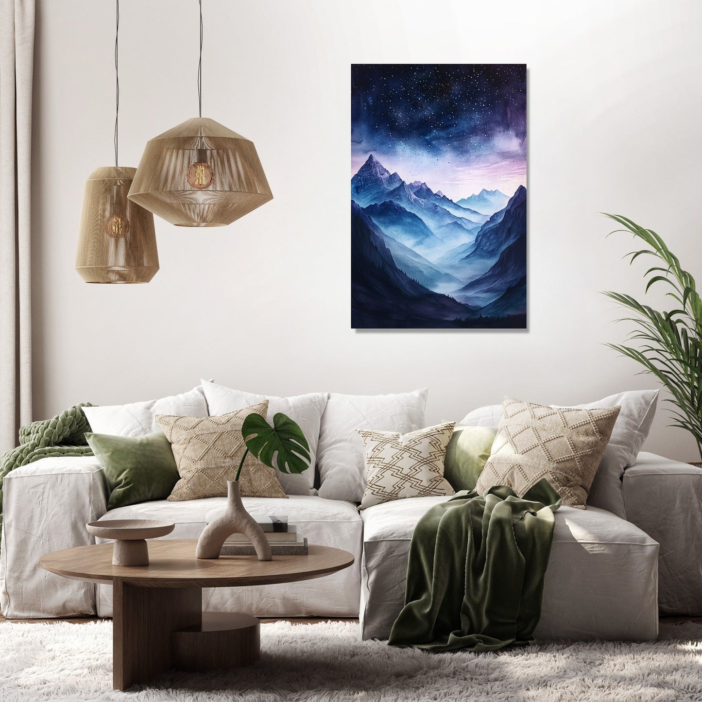 Dreamy Peaks Nostalgia Canvas
