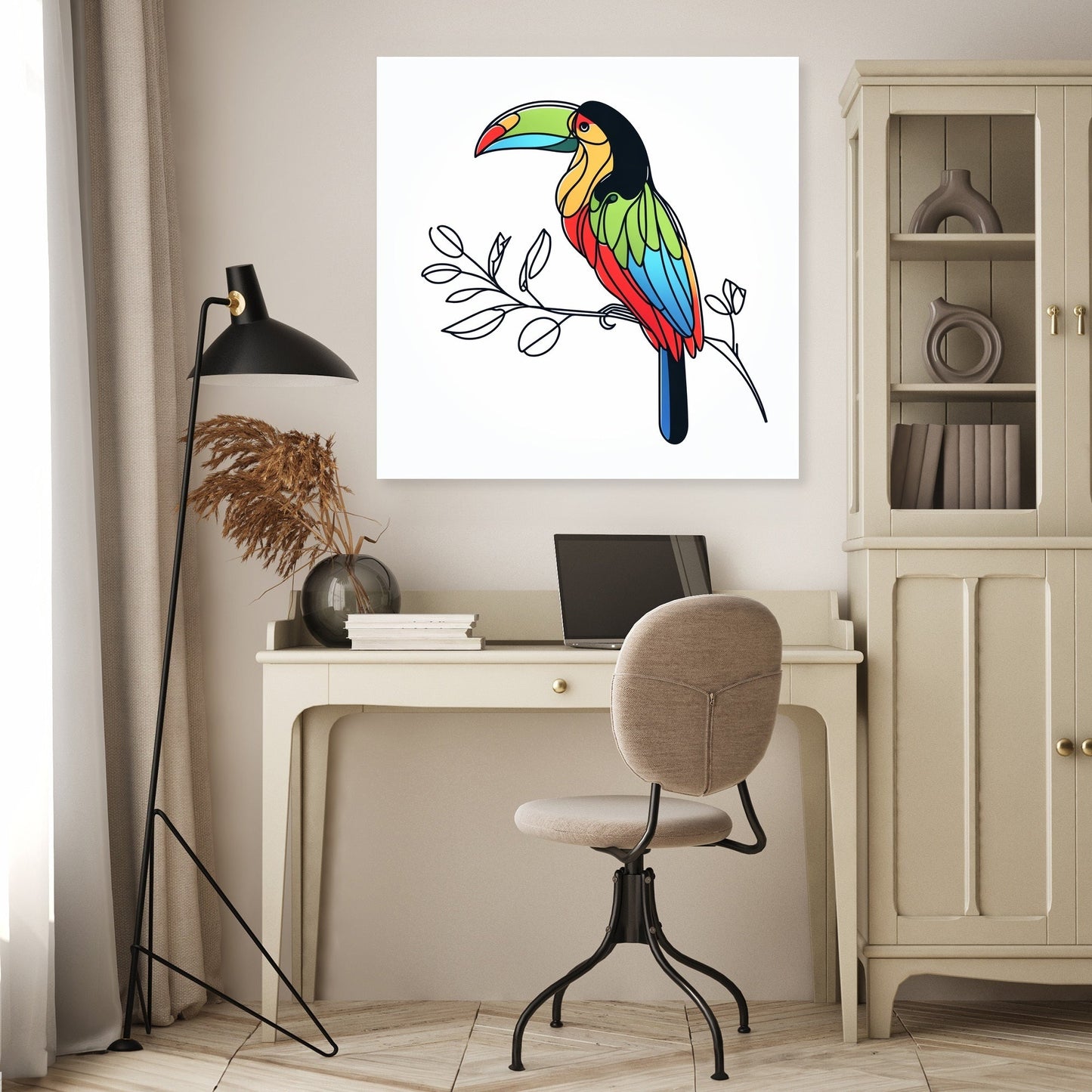 Vibrant Minimalism Canvas