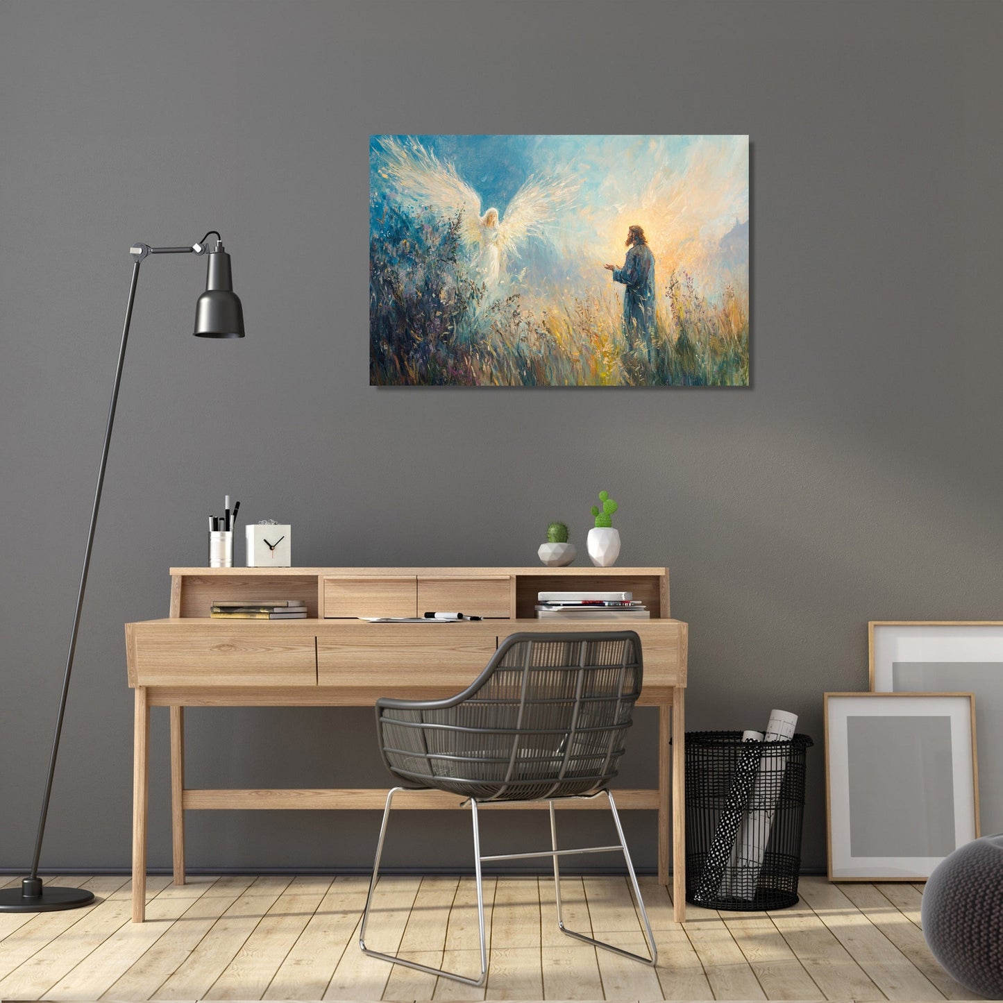 Saint David's Angelic Canvas