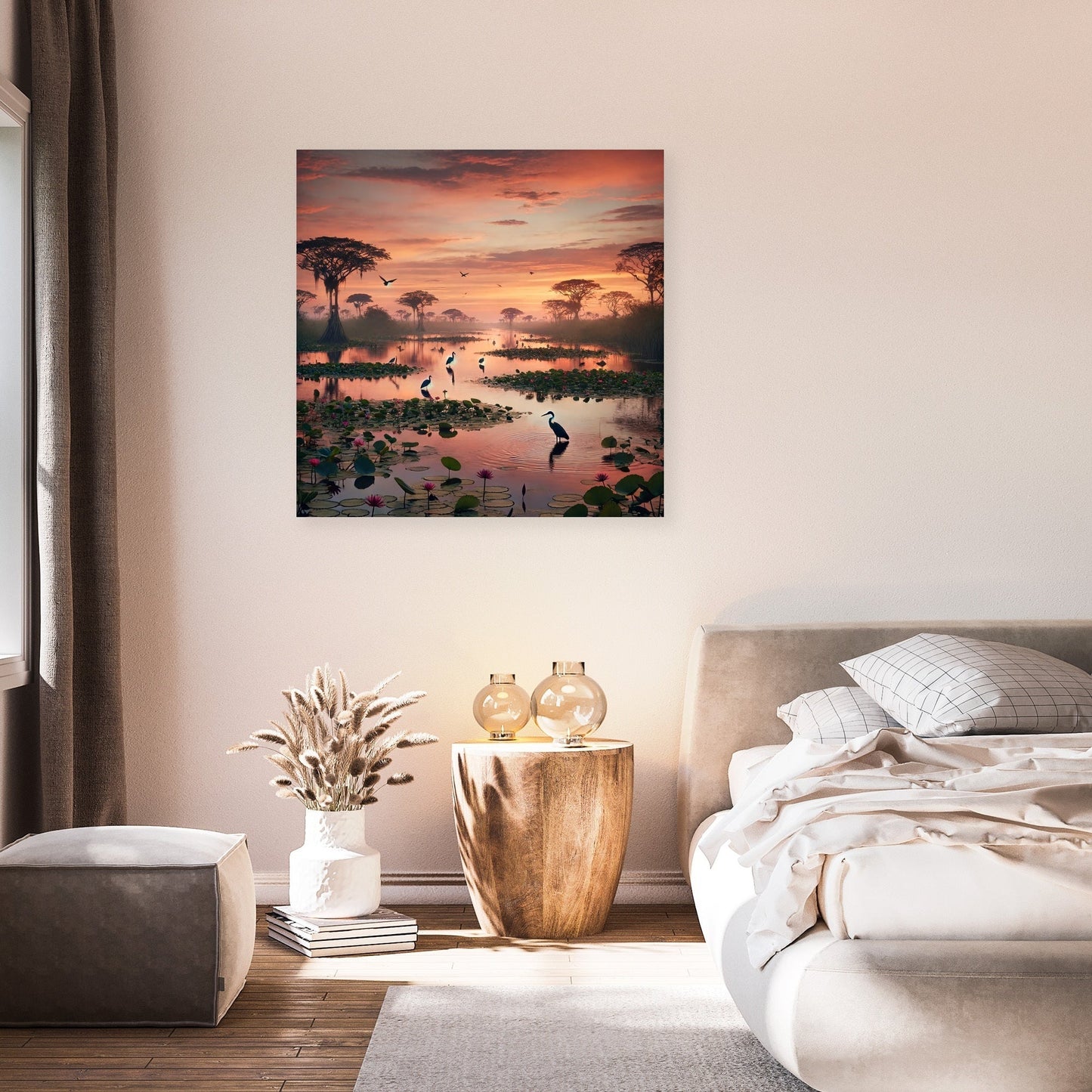 Pantanal Dusk Canvas
