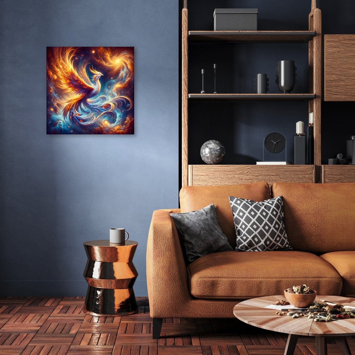 Cosmic Phoenix Canvas