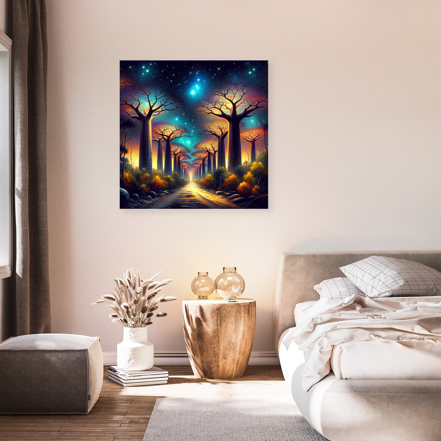 Avenue of the Baobabs Mystique Canvas