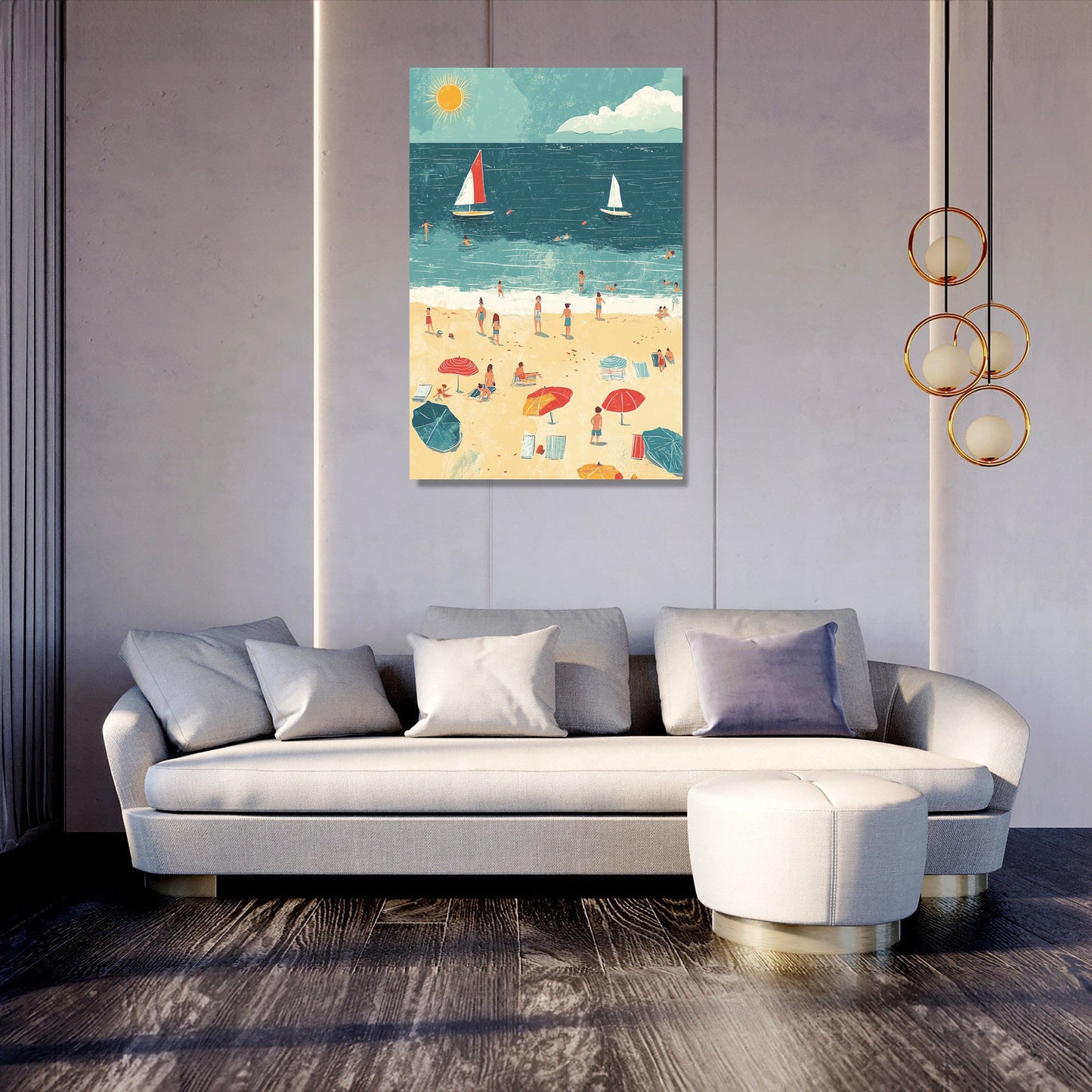 Beachside Daydream Canvas