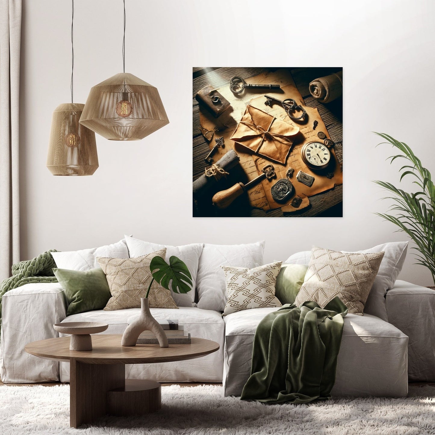 Clues of the Past Canvas