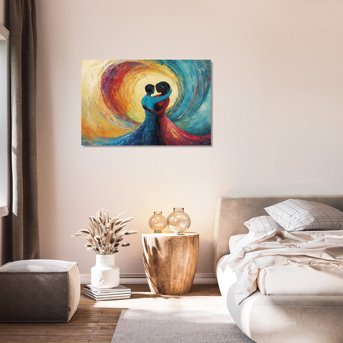 Love's Fluid Embrace Canvas