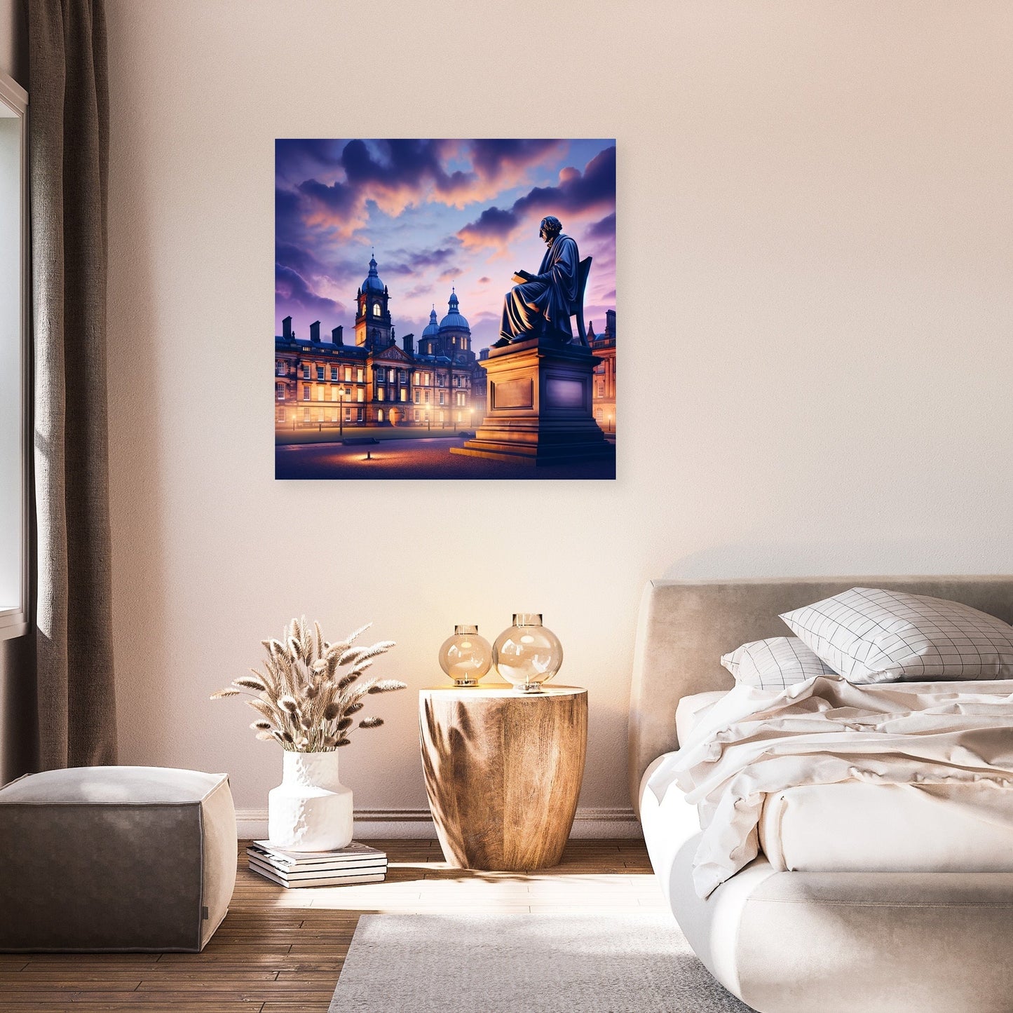 Scholar's Twilight at Newcastle Canvas
