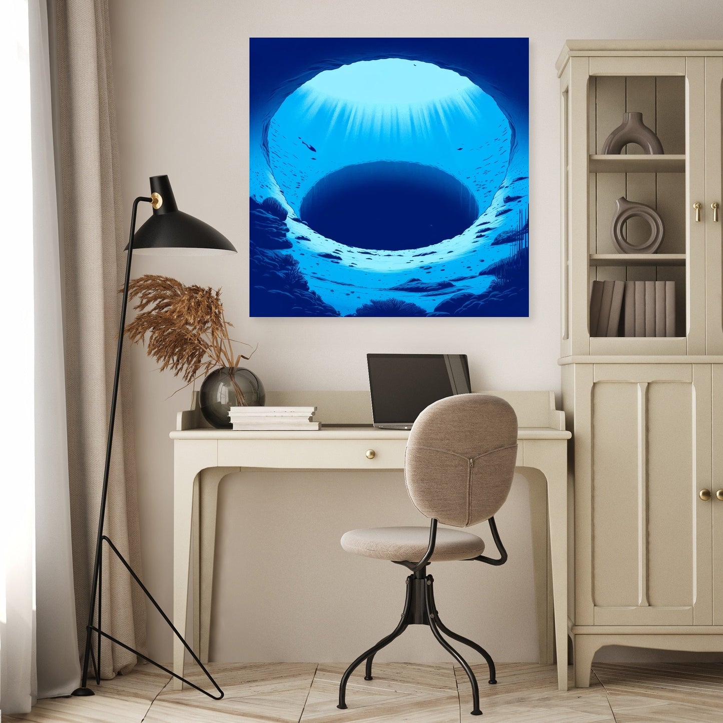 Blue Hole Tranquility Canvas