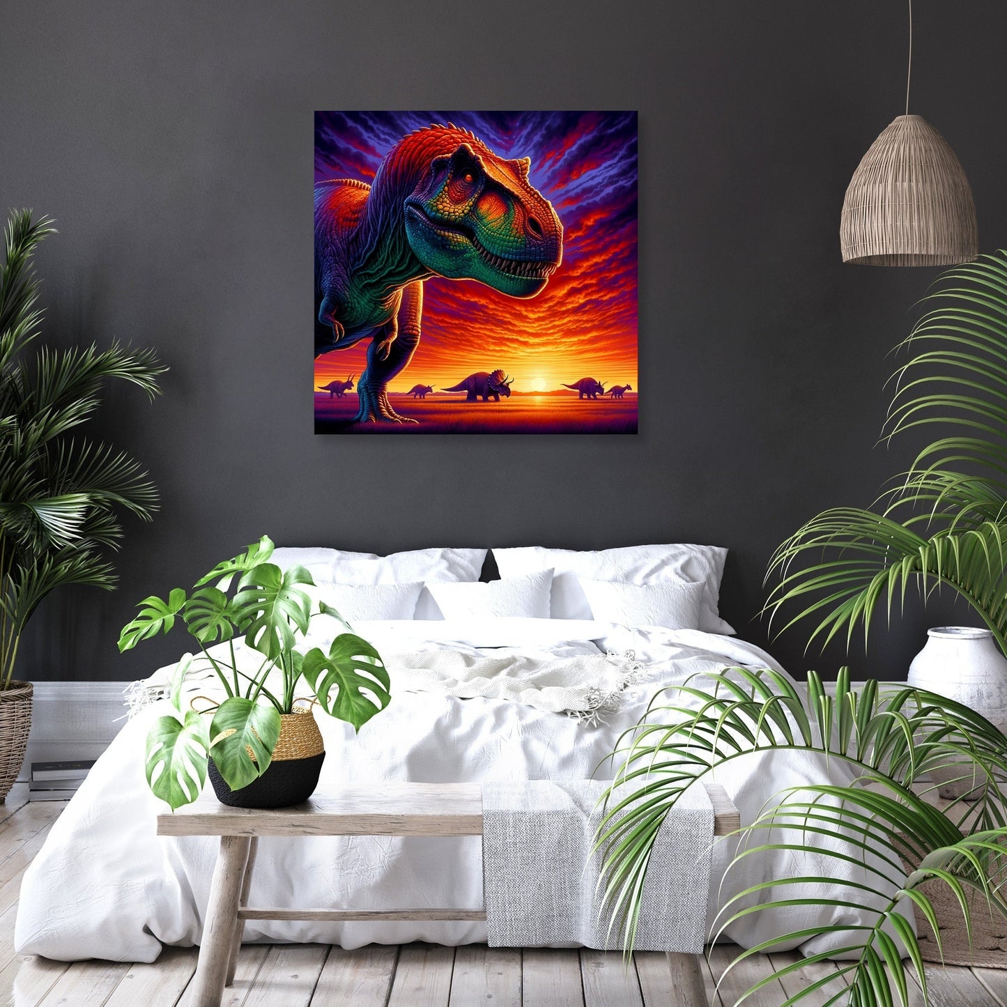 Sunset Majesty Rex Canvas