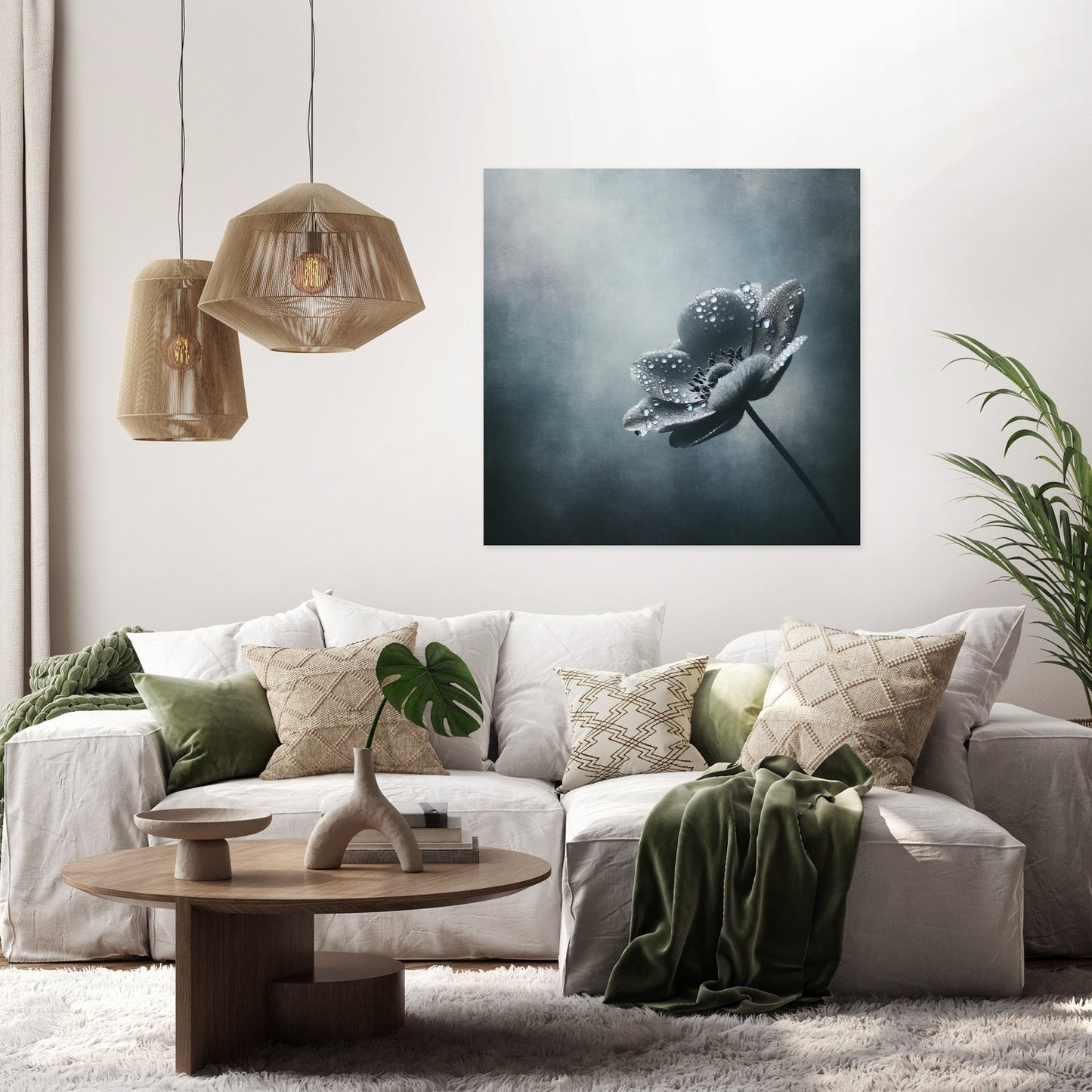 Dew-Kissed Solitude Canvas