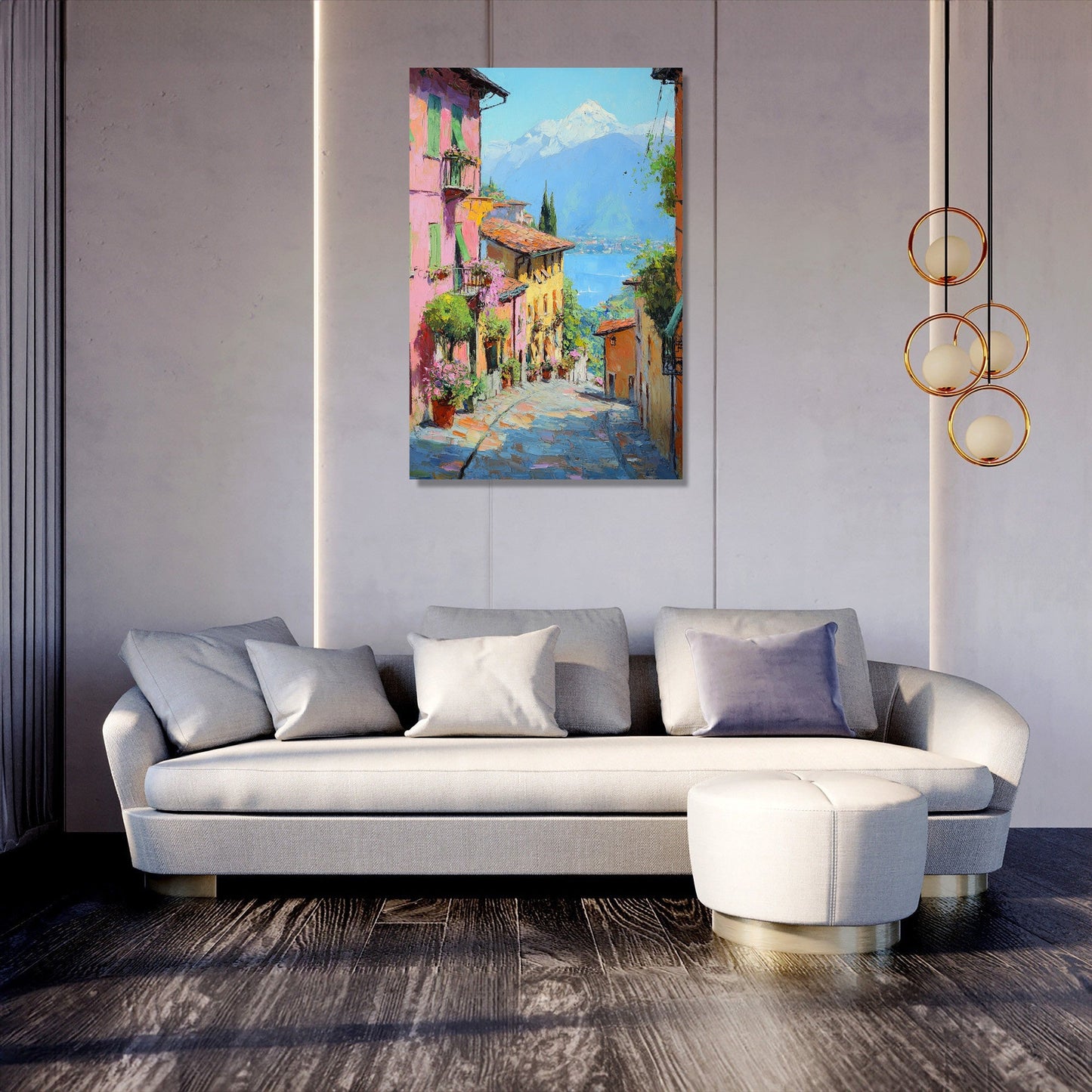 Bellagio Midday Reflections Canvas