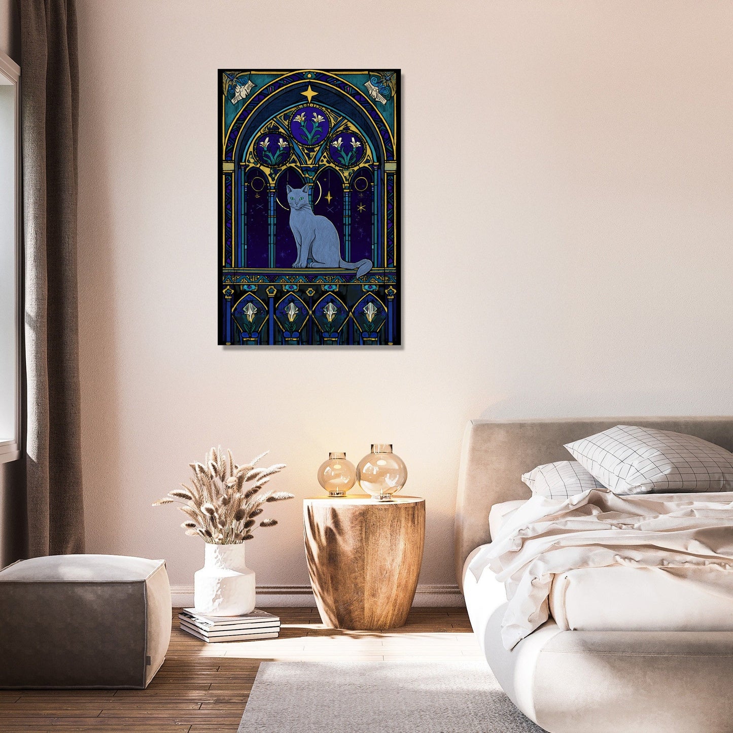 Sacred Feline Altar Canvas