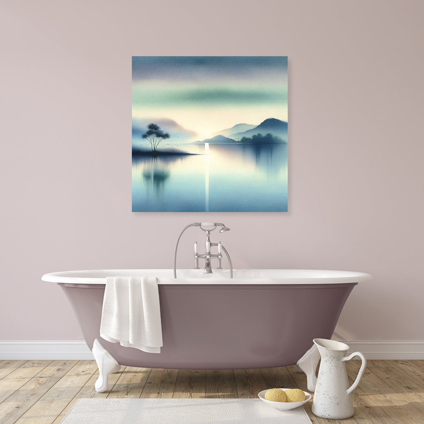 Serene Waterscape Canvas