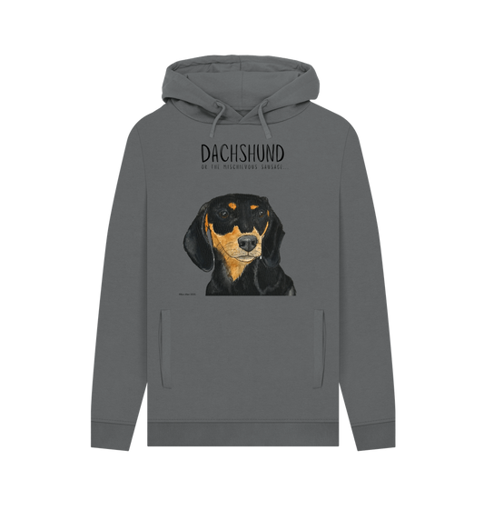 Black & Tan Dachshund Hoodie – Small Legs, Big Attitude!