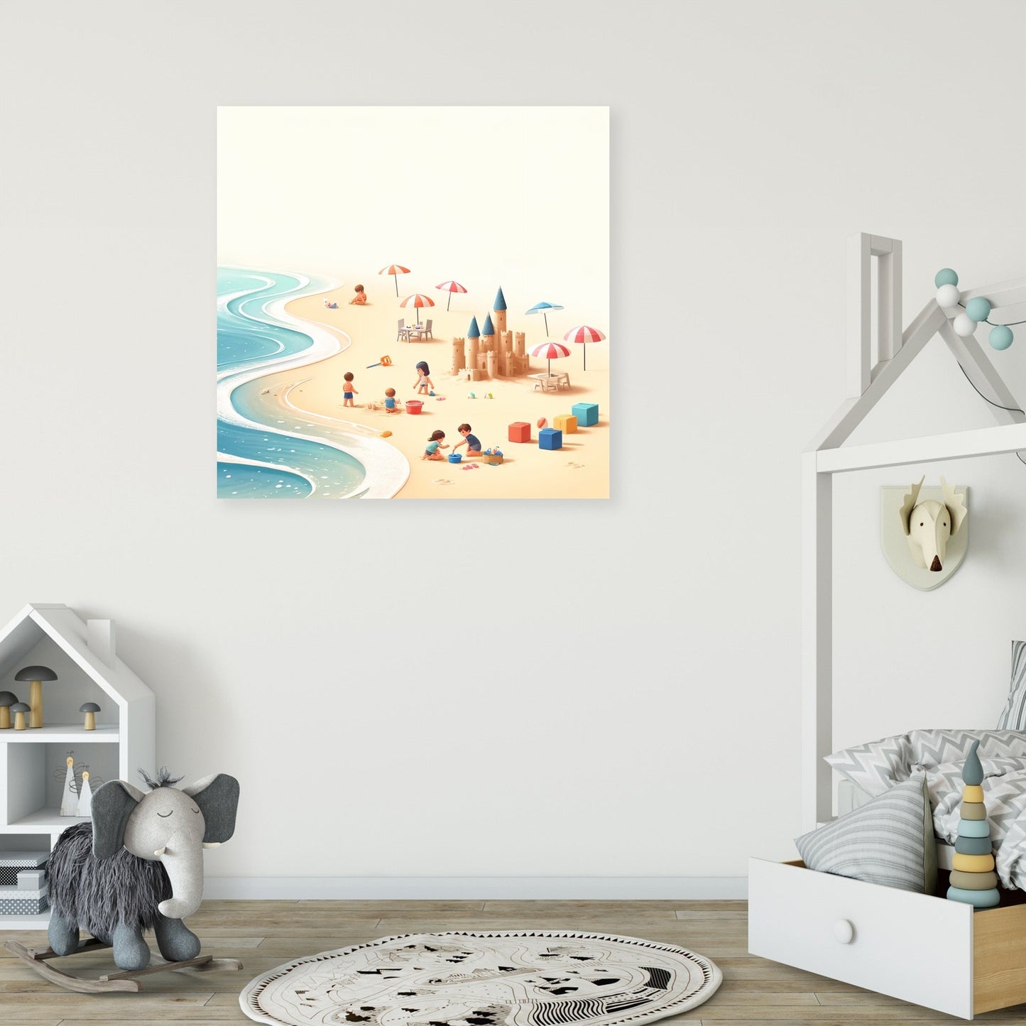 Beach Playtime Canvas