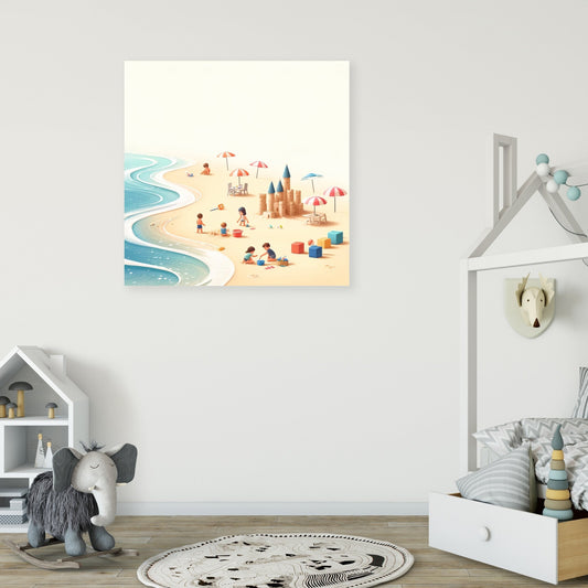 Beach Playtime Canvas