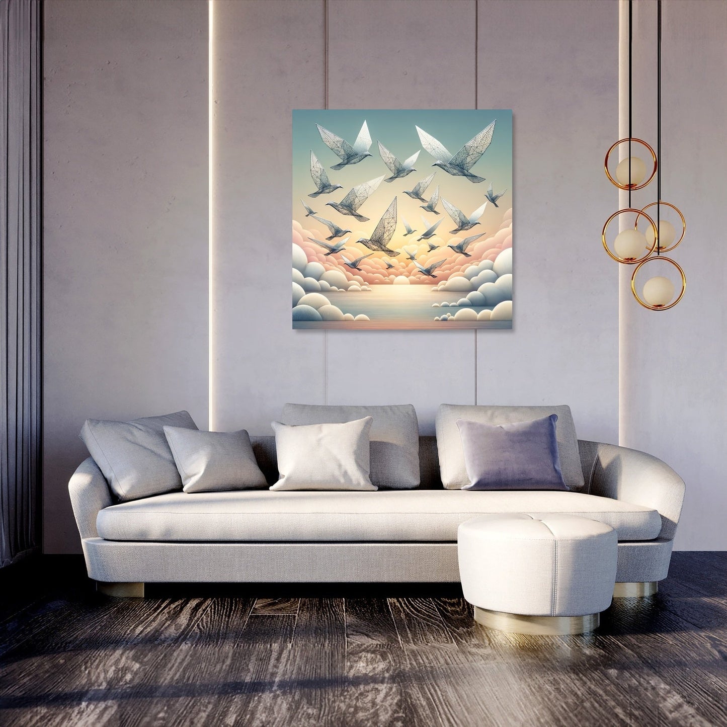 Avian Geometry Canvas