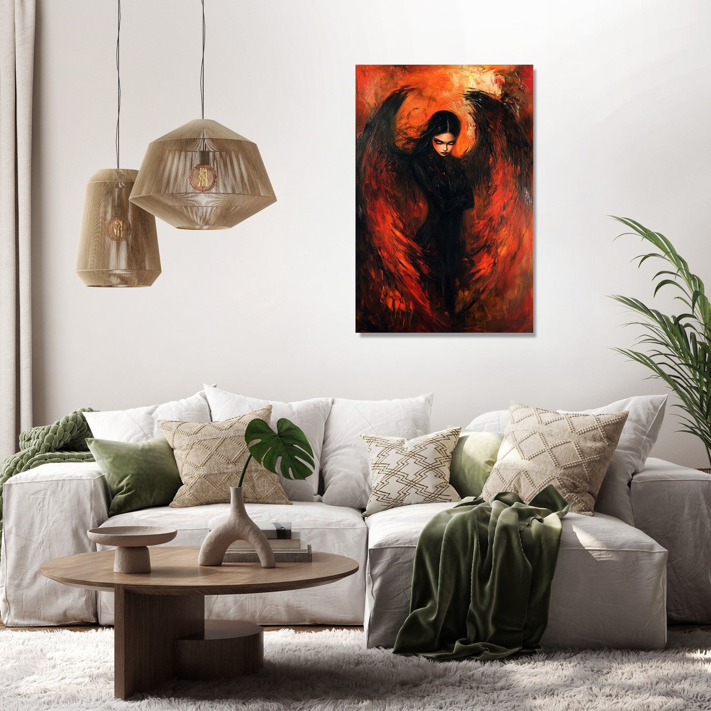 Inferno Monarch Canvas