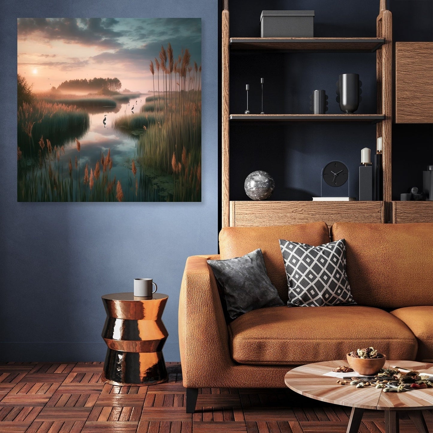 Sunrise Marsh Serenity Canvas