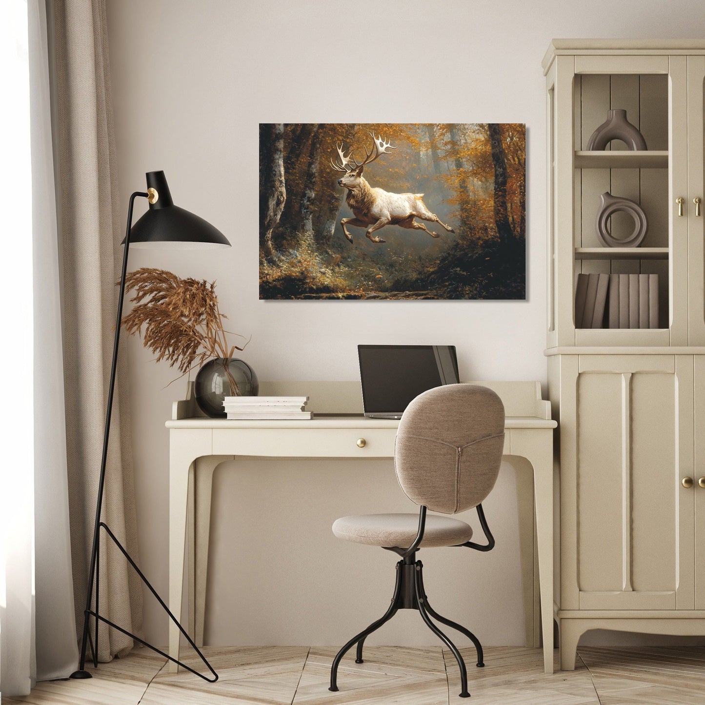 Leaping Stag Harmony Canvas