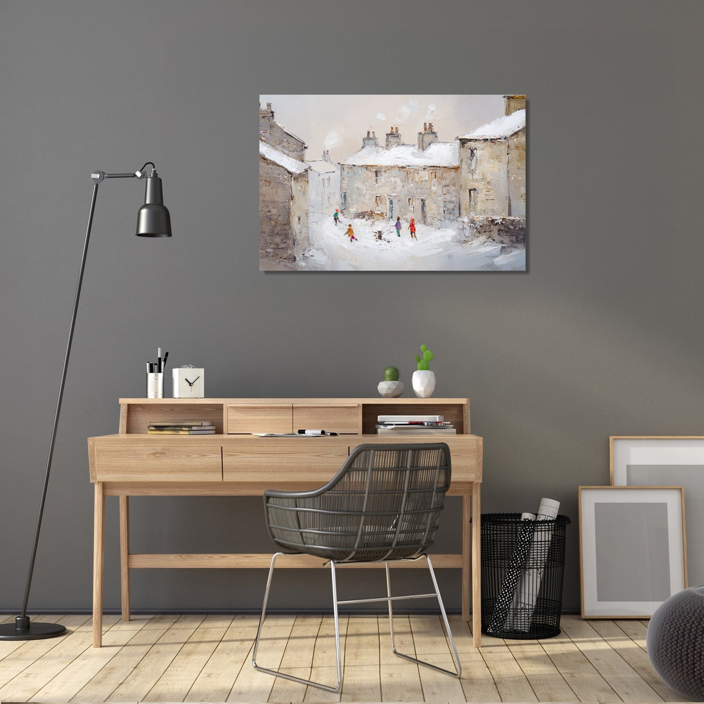 Grassington Winter Morning Canvas
