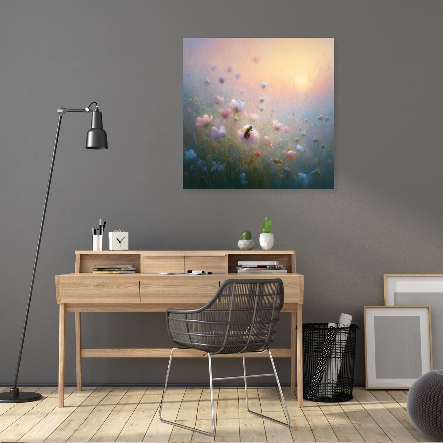 Whispers of the Meadow Bee Canvas