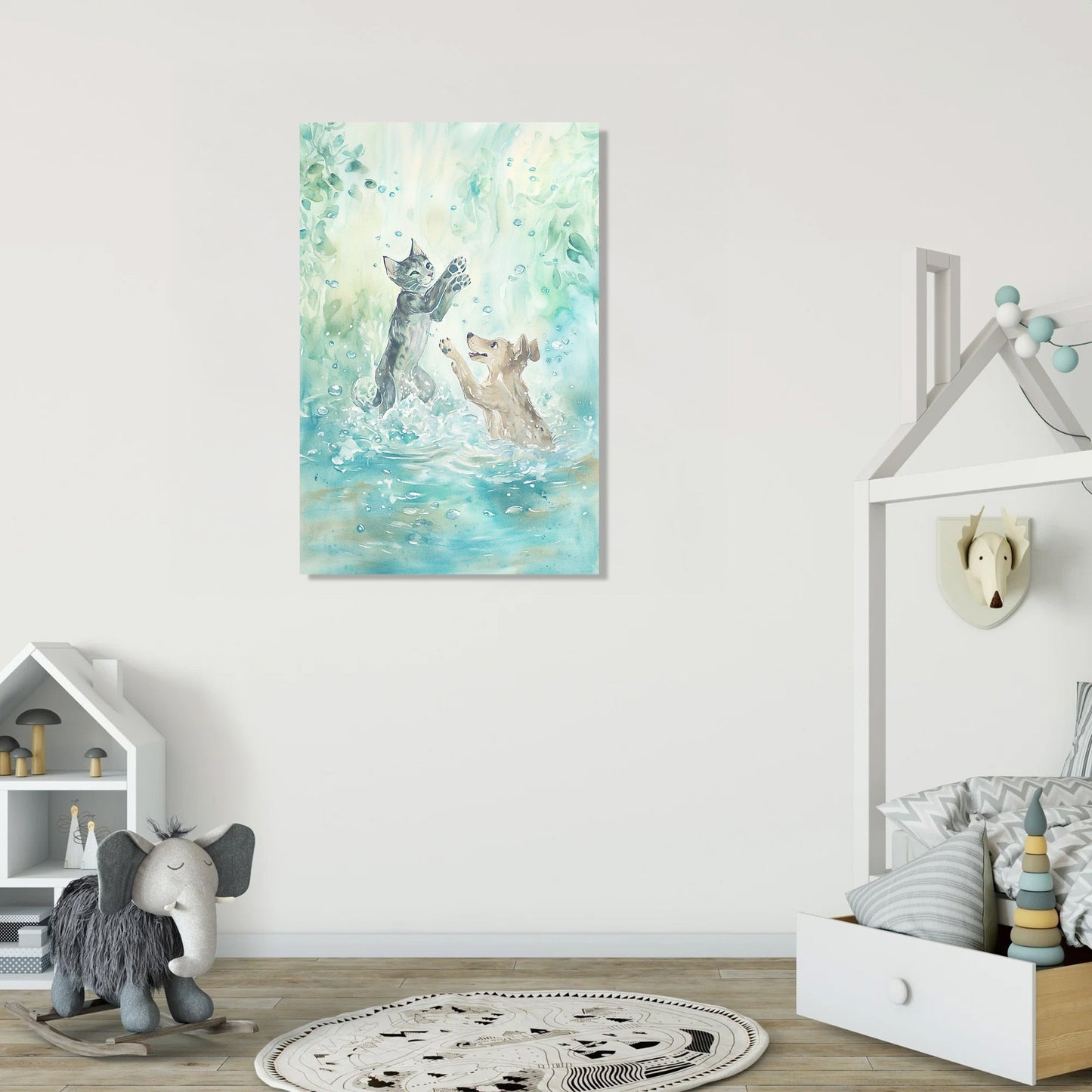 Puddle Pals Canvas