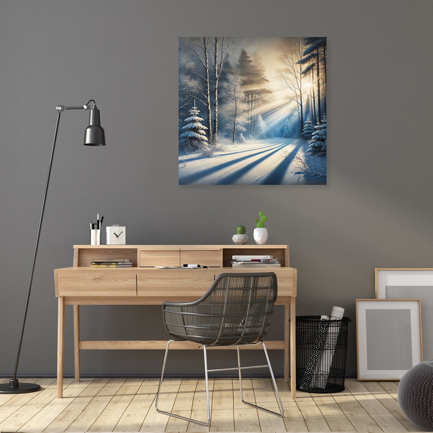 Winter's First Light Canvas
