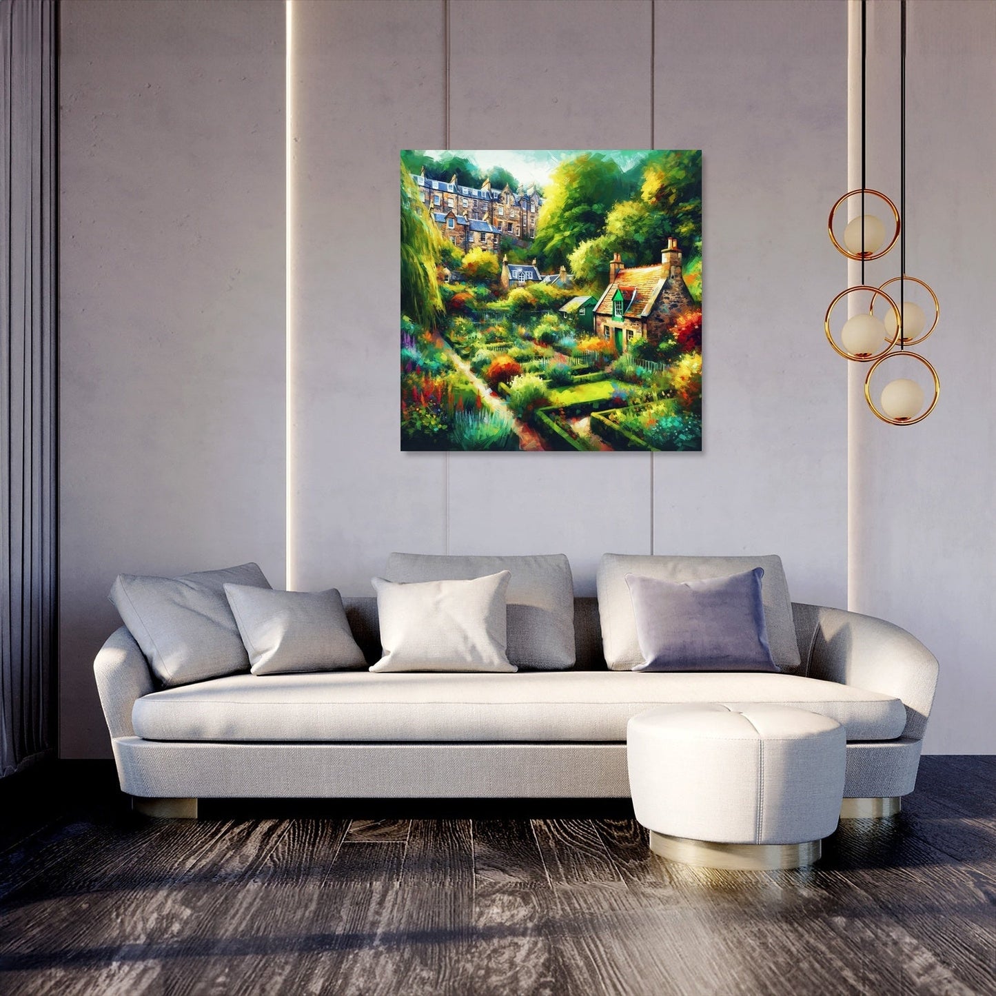 Edinburgh's Garden Oasis Canvas