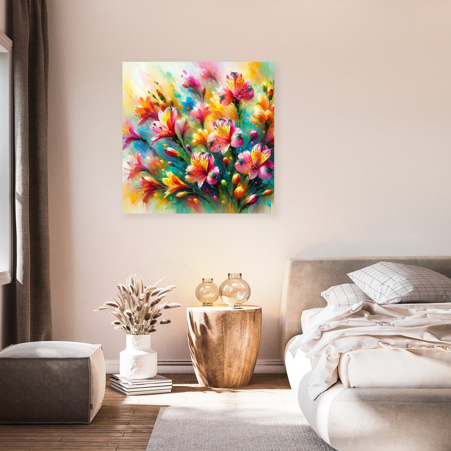 Alstroemeria's Dance Canvas