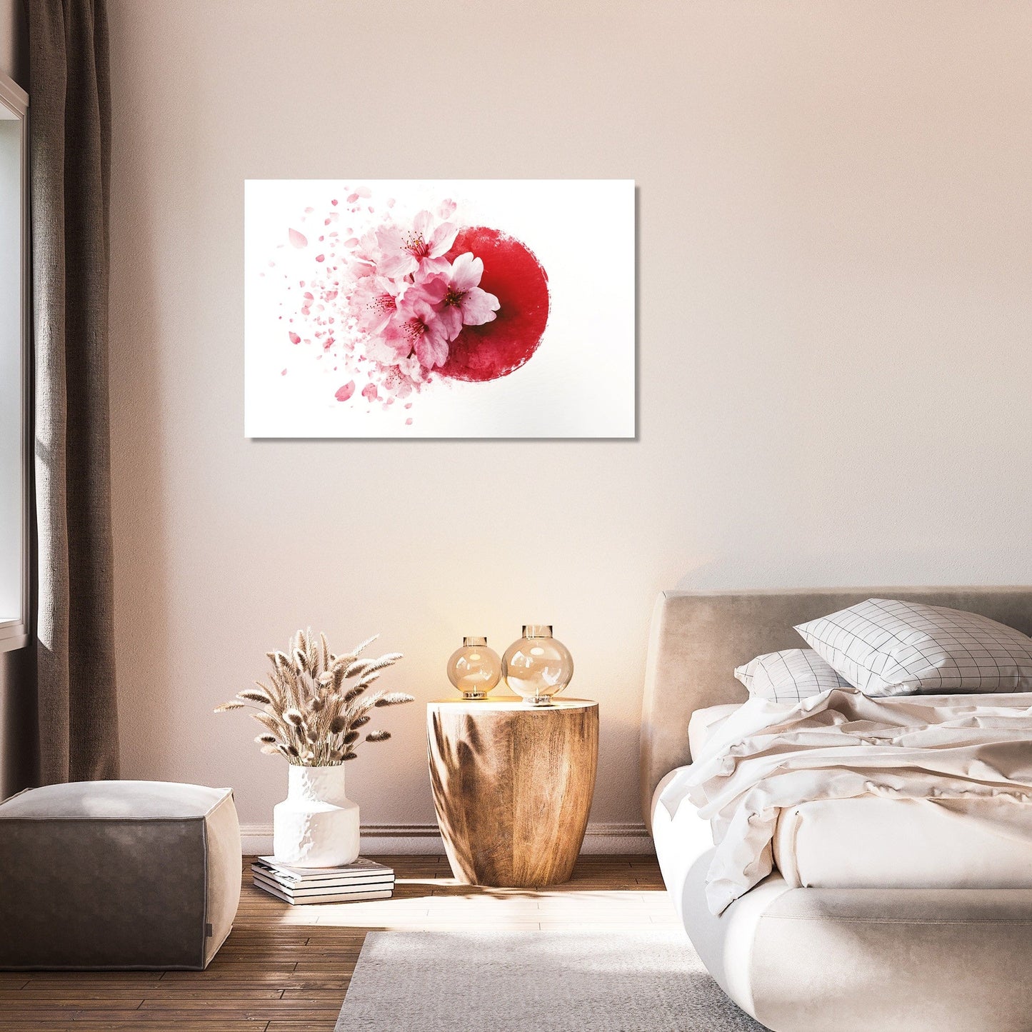 Cherry Blossom Emblem Canvas