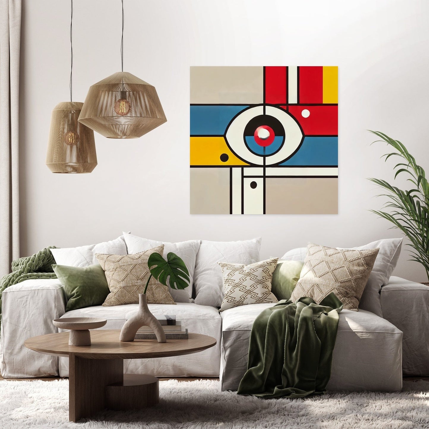 Bauhaus Eye Canvas