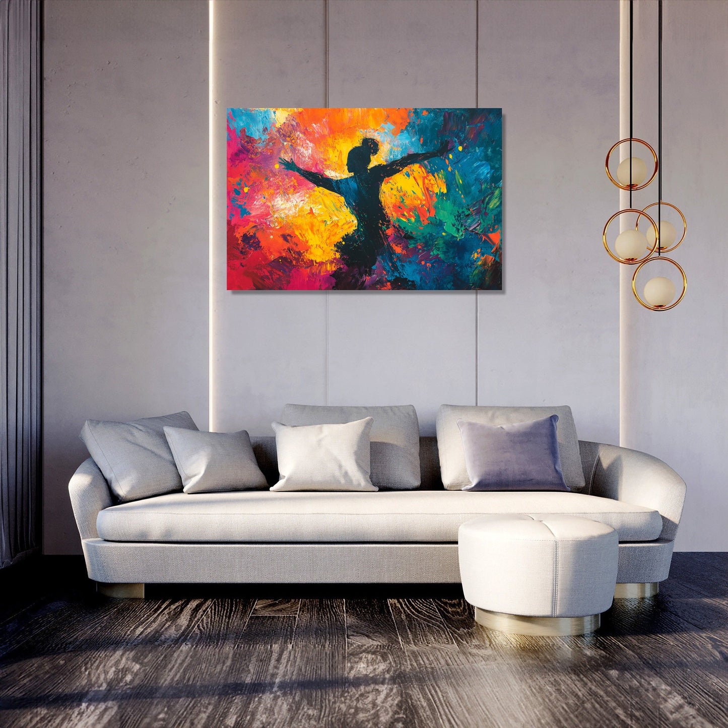Dancing Shadow Canvas