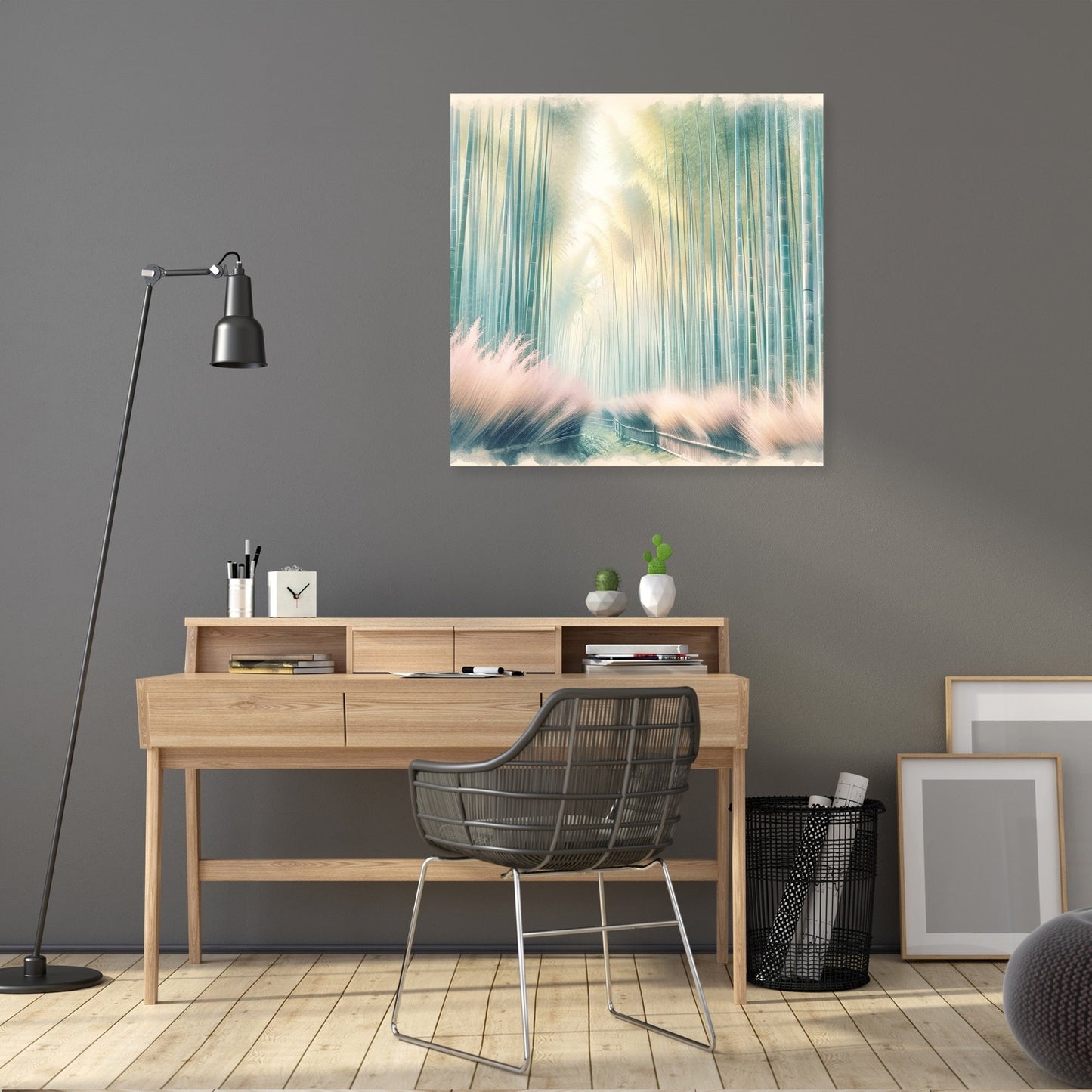 Arashiyama Bamboo Serenity Canvas