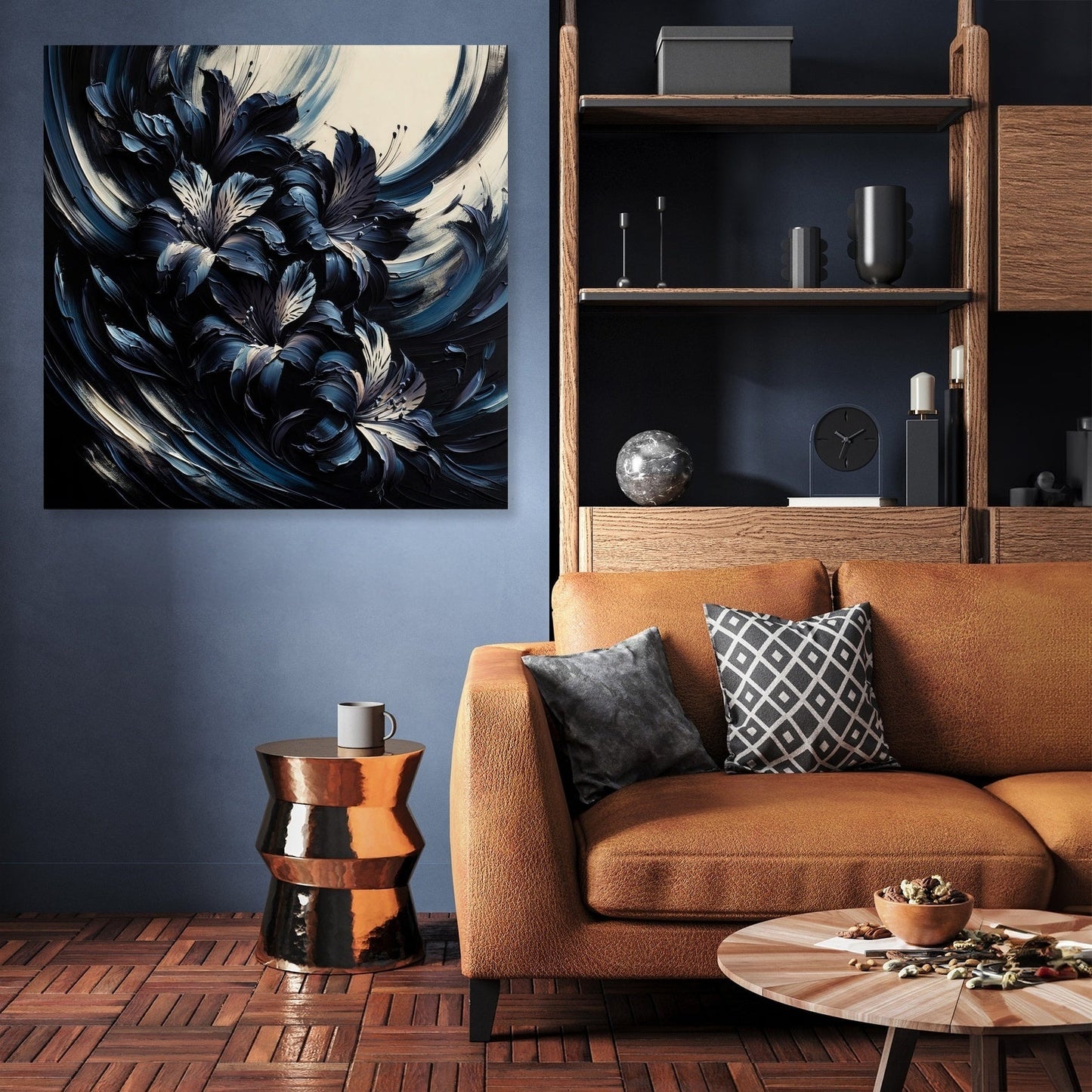 Alstroemeria Abyss Canvas