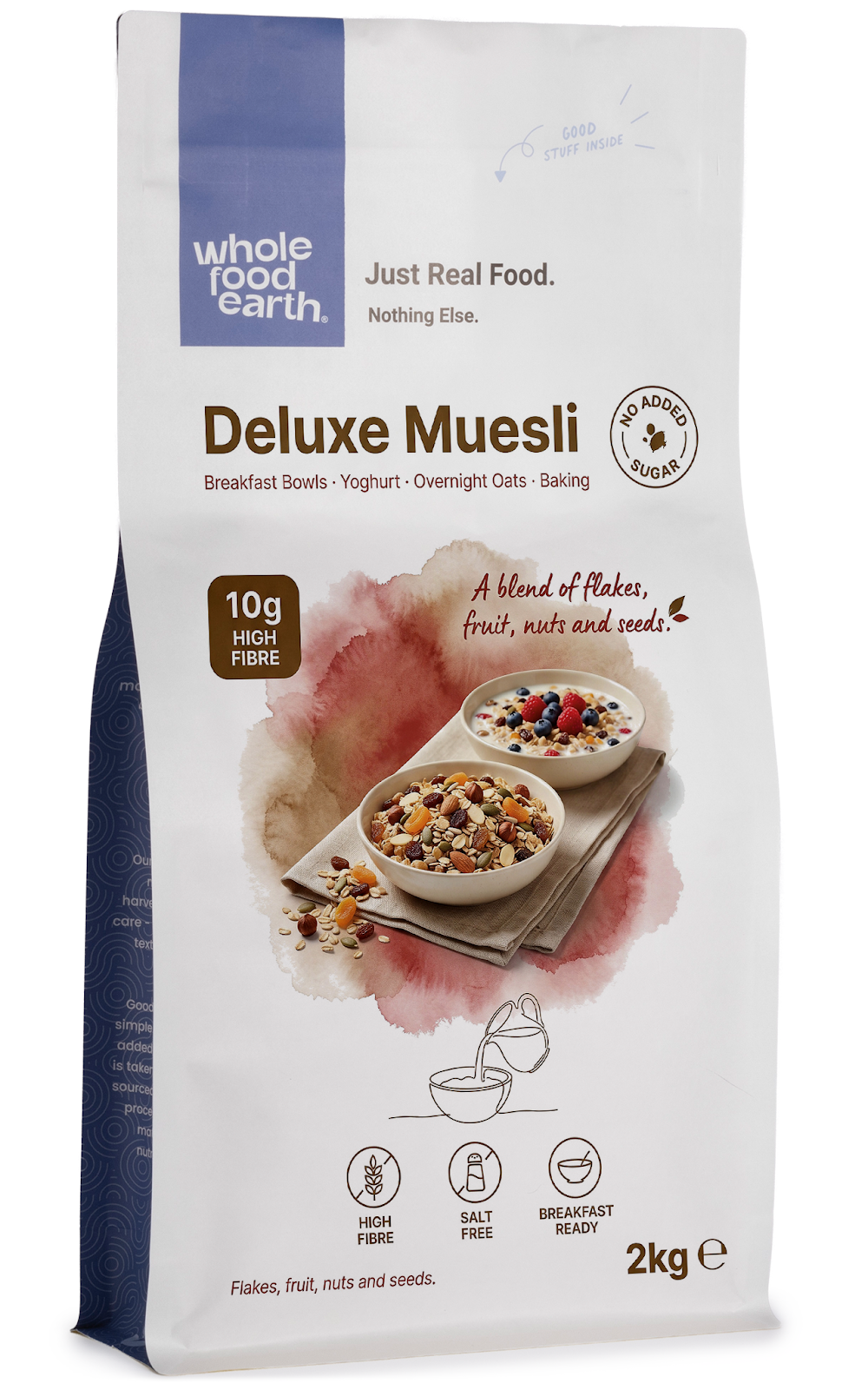 Deluxe Muesli - A Blend of Flakes with Dried Fruit, Nuts & Seeds