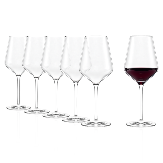Stolzle Lausitz Quatrophil Red Wine Glasses - 570ml - Set of 6