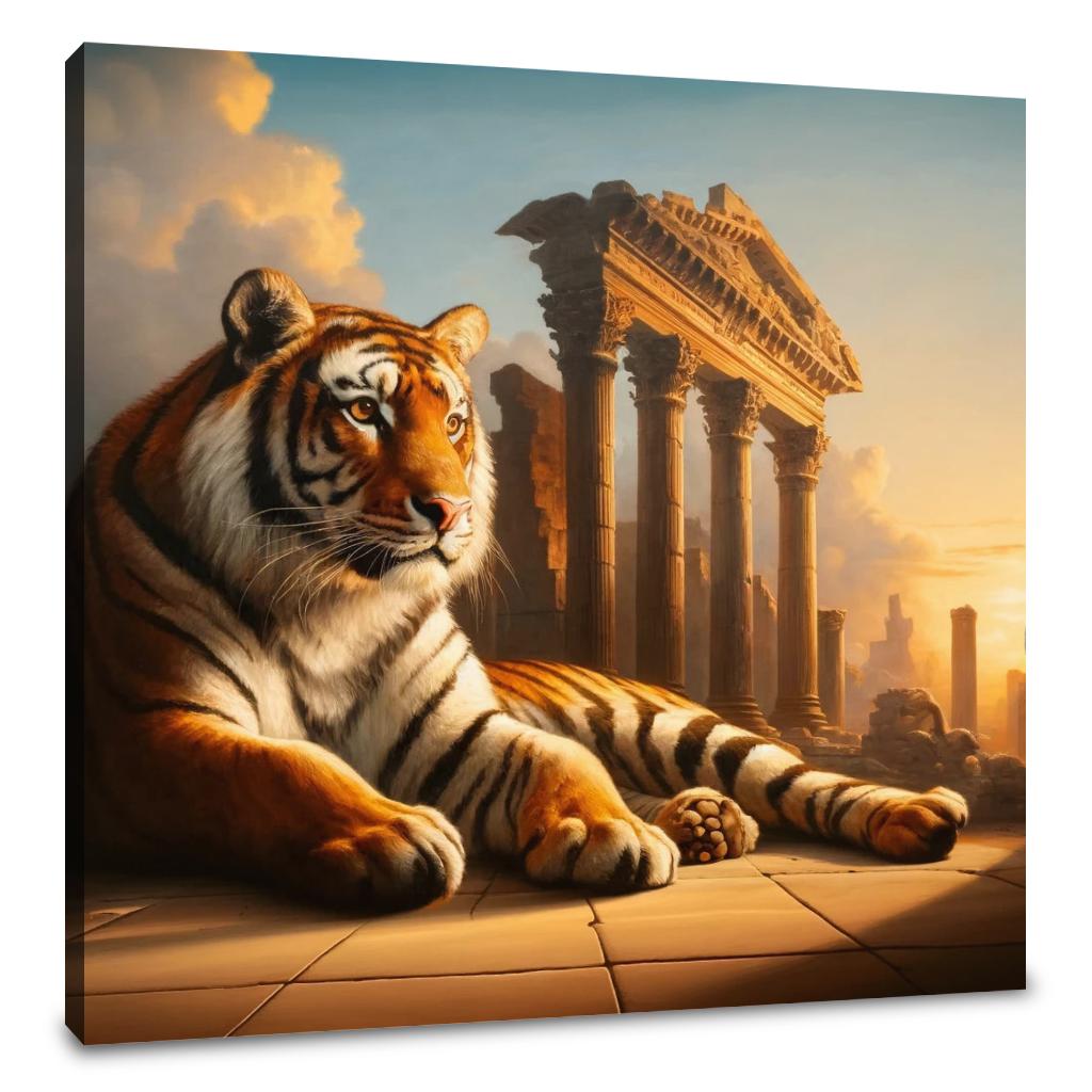 Ancient Guardian Tiger Canvas
