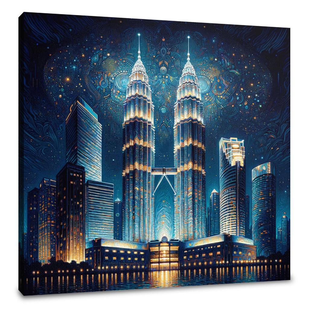 Luminous Geometry Canvas