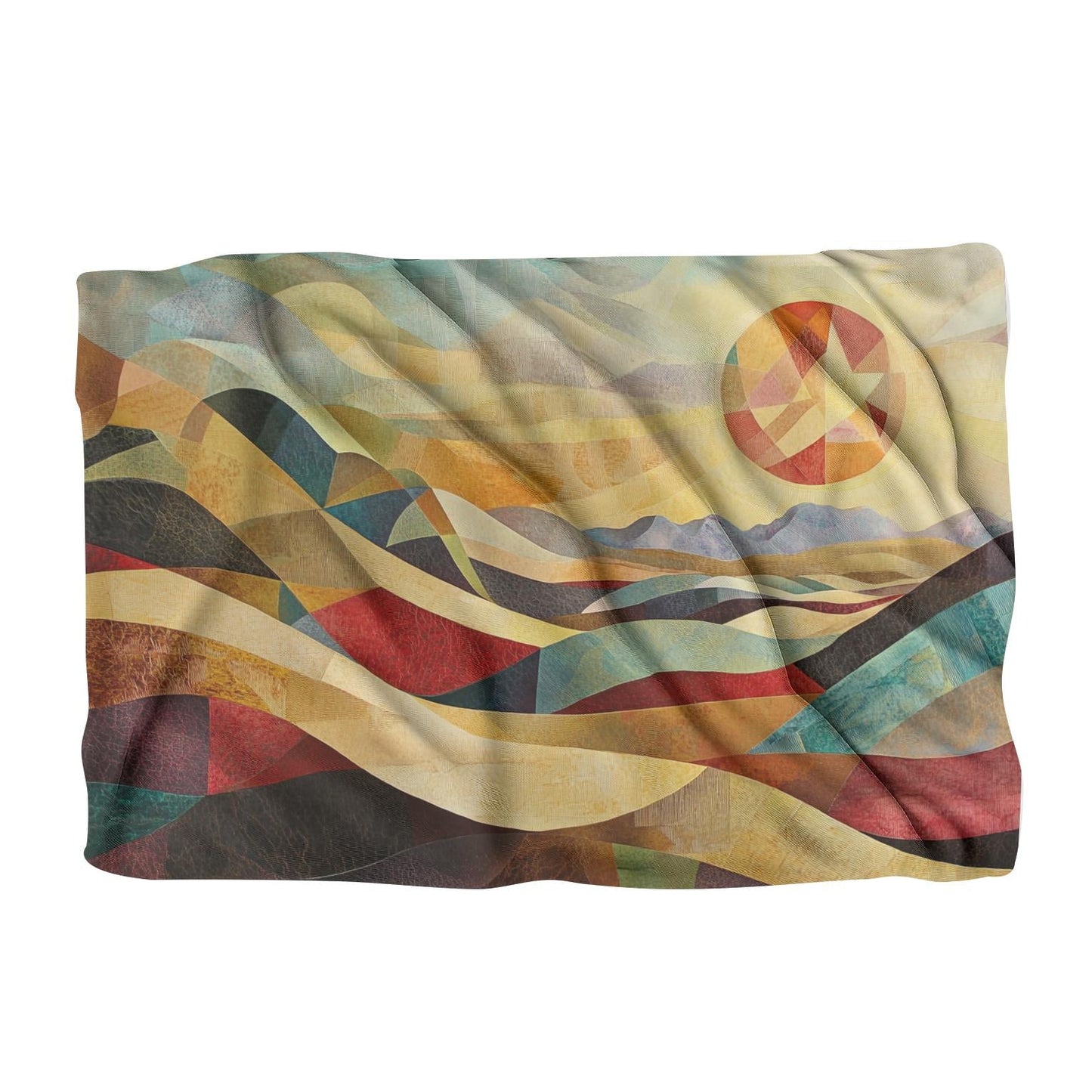 Chaotic Desert Sunrise Blanket