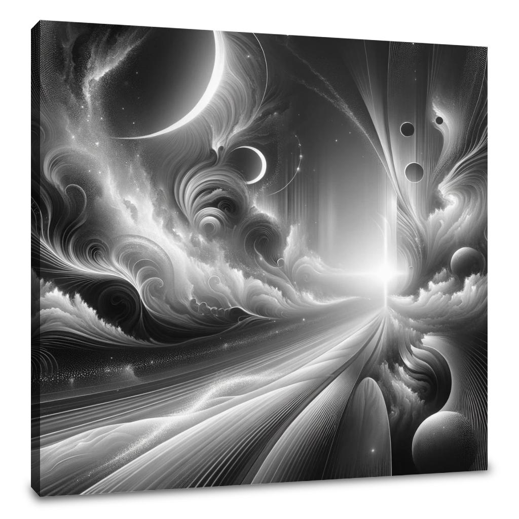 Silver Dreamworld Canvas