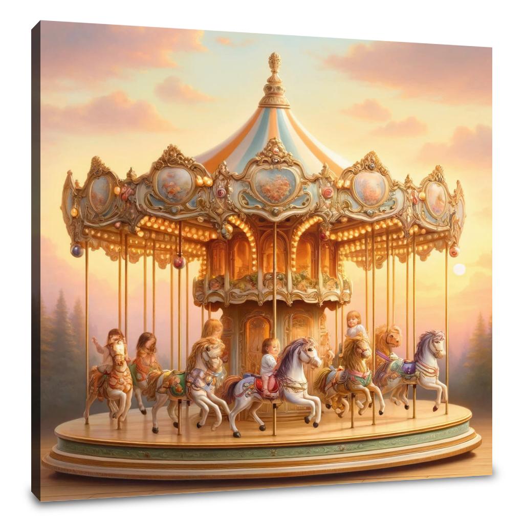 Carousel Magic Canvas