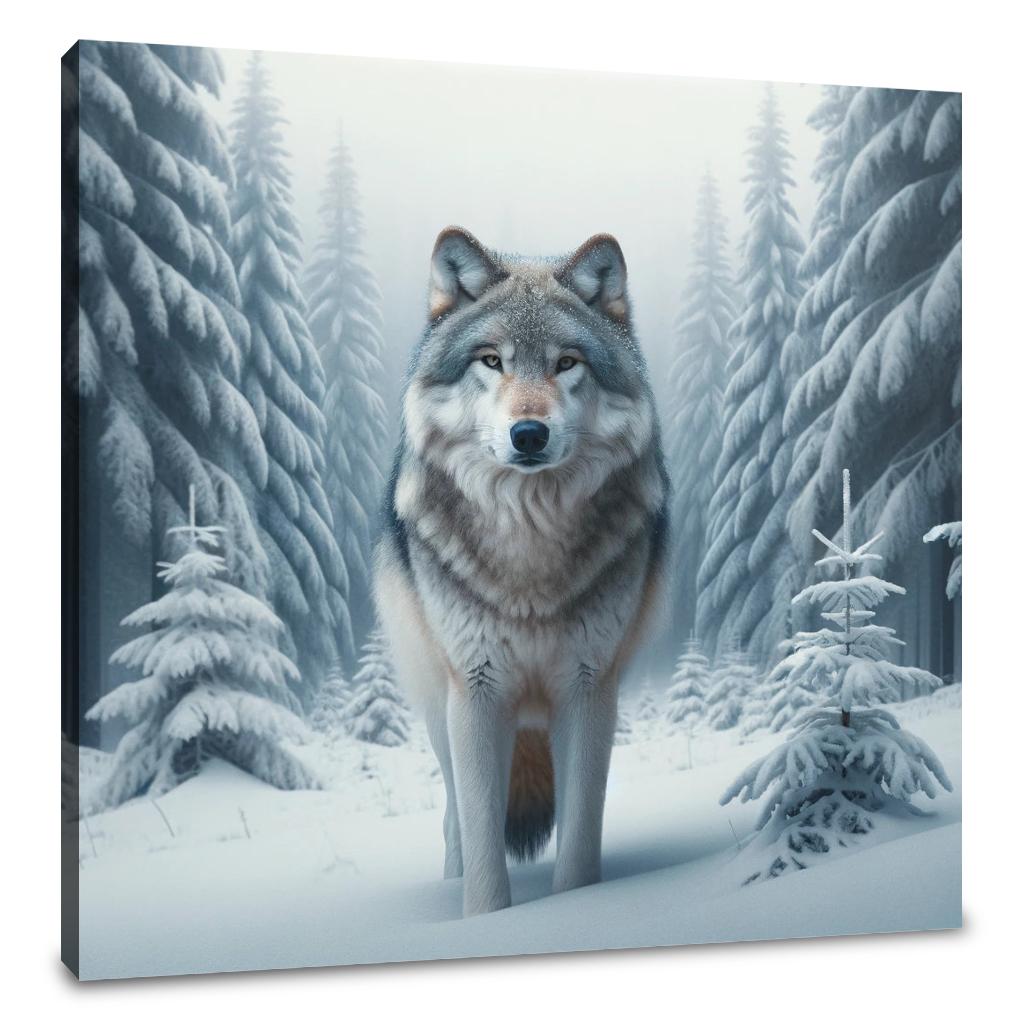 Winter's Sentinel Canvas
